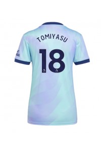 Arsenal Takehiro Tomiyasu #18 Fotballdrakt Tredje Klær Dame 2024-25 Korte ermer